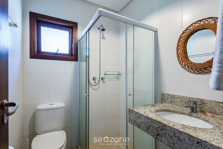 Casa 3Q Pé na Areia c/ churrasq. Bombinhas SDN042