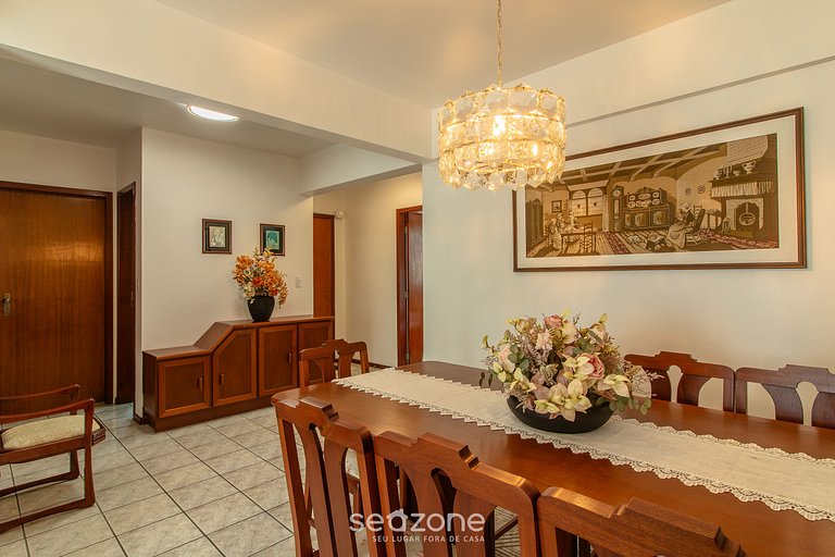 Apto 3Q c/ varanda a 100m da Praia em BC EVZ0601