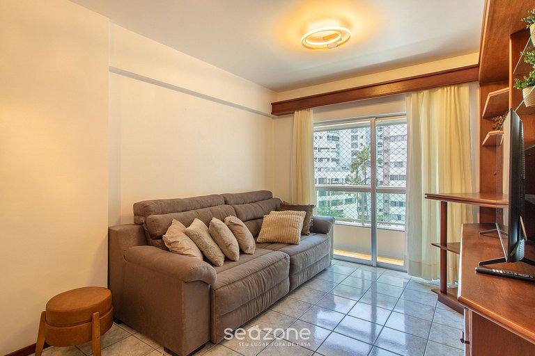 Apto 3Q c/ varanda a 100m da Praia em BC EVZ0601