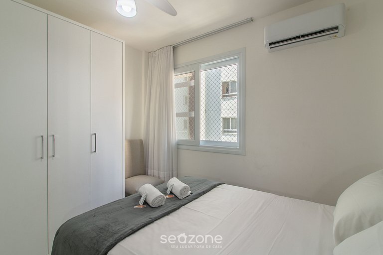 Apto Vista mar c/ 3Q no centro de BC EOA0803