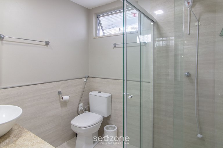 Apto Vista mar c/ 3Q no centro de BC EOA0803