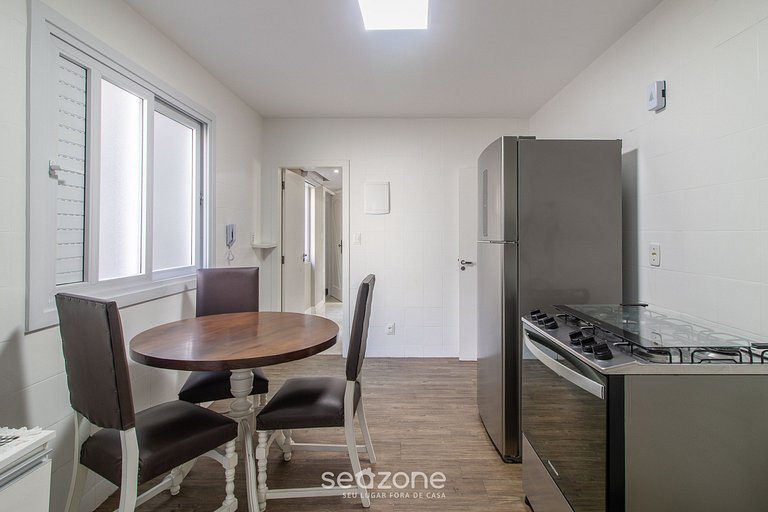 Apto Vista mar c/ 3Q no centro de BC EOA0803