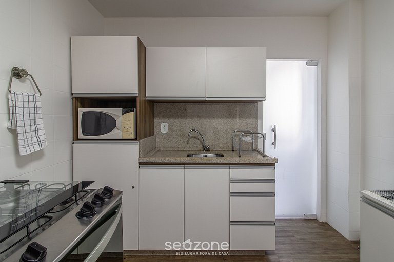 Apto Vista mar c/ 3Q no centro de BC EOA0803