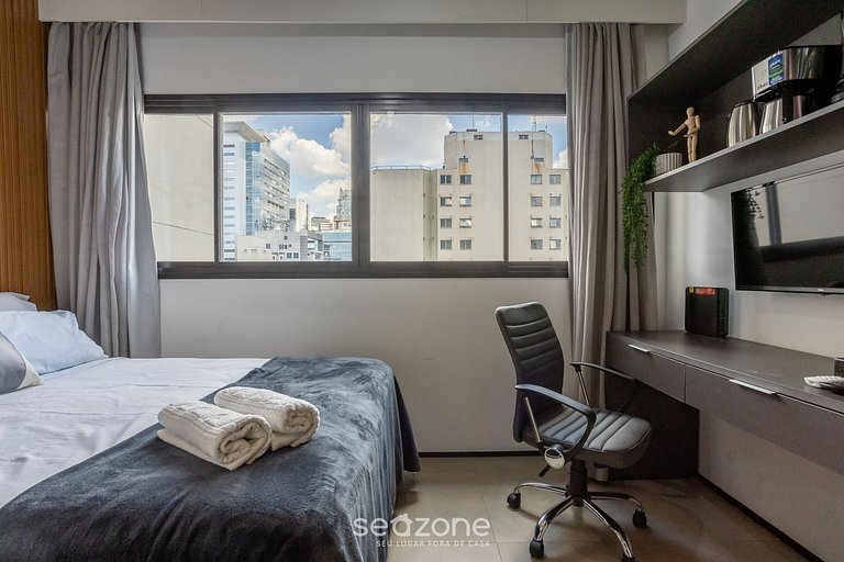 Estúdio no Bela Vista a 5 min do metrô - VNU1417