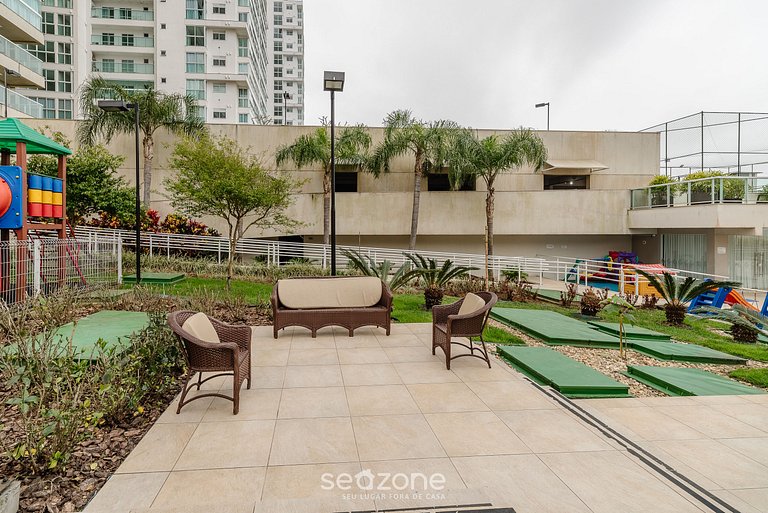 Apto Vista al Mar con parrilla BBH1003