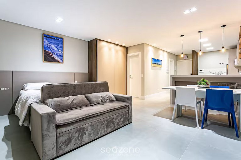 Studio em Jurerê novo próximo da praia ELU109 Seazone