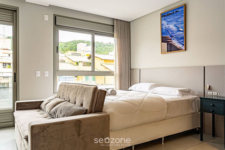 Studio em Jurerê novo próximo da praia ELU109 Seazone