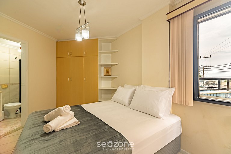 Apt 3Q c/ Churrasqueira a 80m da Praia ERV0101