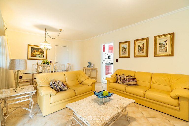 Apt 3Q c/ Churrasqueira a 80m da Praia ERV0101