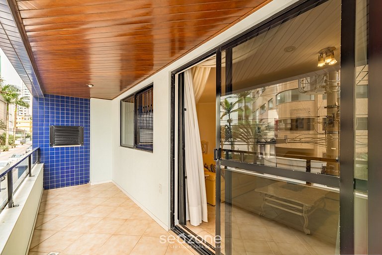 Apt 3Q c/ Churrasqueira a 80m da Praia ERV0101