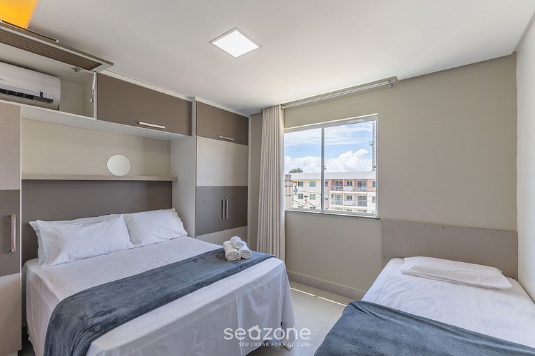 Apto 450m da Praia em Cond. c/ Piscina VAR0302