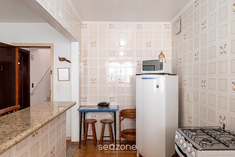 Elegante Apto a 3 minutos de Praia Grande BTI003