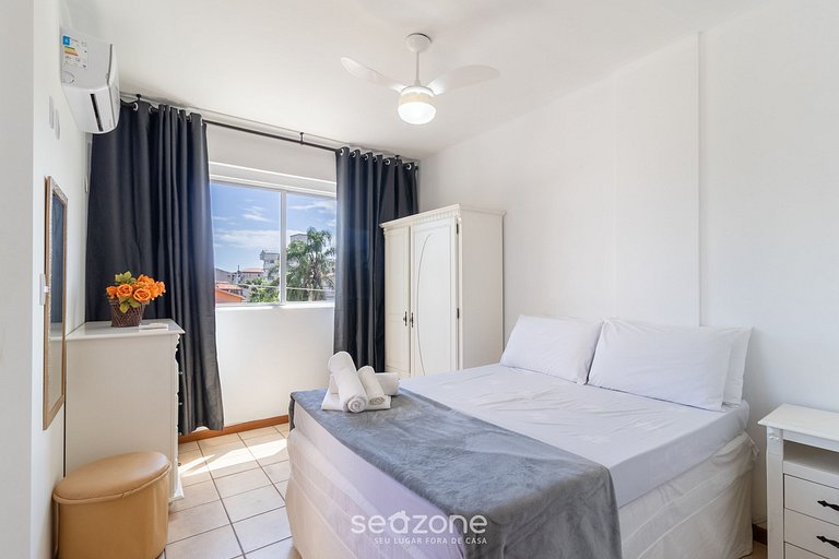 Apto Charmoso Apenas 260m da Praia - RRB0202