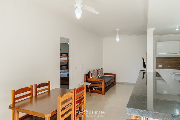 Apt con barbacoa y piscina en Ubatuba RJI011