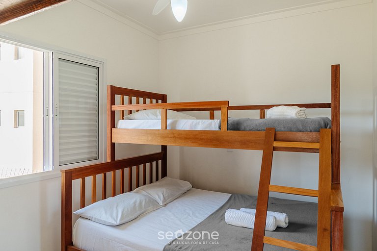 Apt con barbacoa y piscina en Ubatuba RJI011