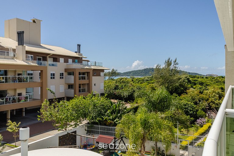 Apto com vista mar lateral, cond beira mar RAP0306