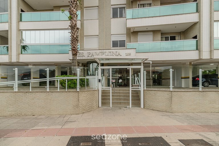 Apto com vista mar lateral, cond beira mar RAP0306