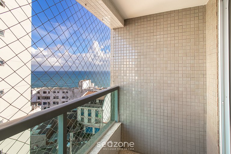 Apto vista mar 290m da praia em Salvador RMO0602