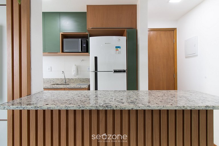 Apto vista mar 290m da praia em Salvador RMO0602