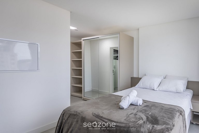 Apto 1D c/ piscina y gym 280m playa MHF1106