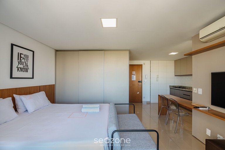 TH1406 Flat lindo no Setor Bueno - completo e mobiliado