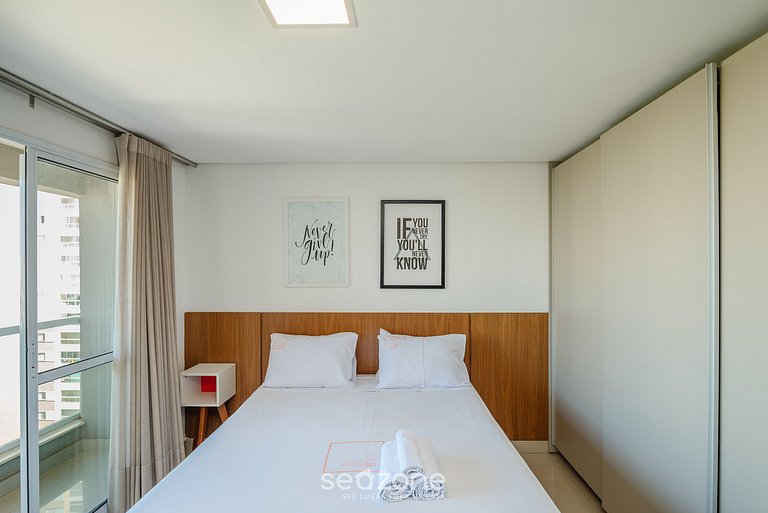 TH1406 Flat lindo no Setor Bueno - completo e mobiliado