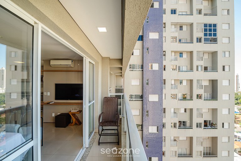 Flat en cond. con gimnasio, Setor Bueno - TXP1406