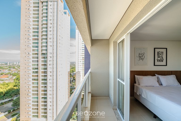 TH1406 Flat lindo no Setor Bueno - completo e mobiliado