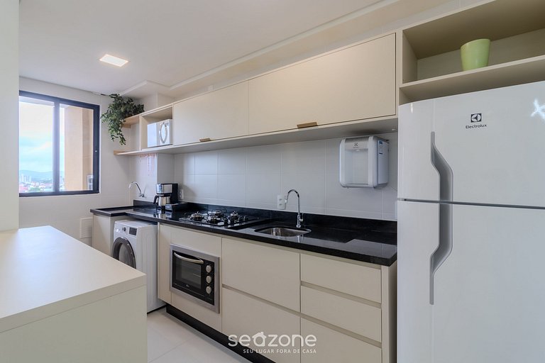 Apartamento 2Q c/ piscina a 500m da Praia MCB1002