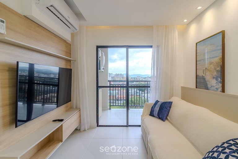 Apartamento 2Q c/ piscina a 500m da Praia MCB1002