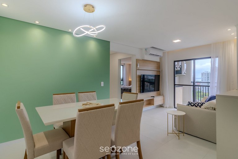 Apartamento 2Q c/ piscina a 500m da Praia MCB1002