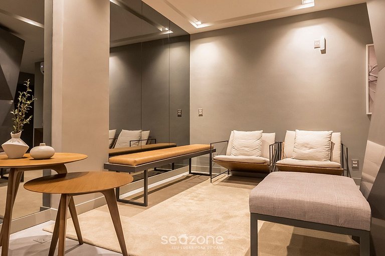 Lindo studio novo e moderno em Porto Alegre JRE417