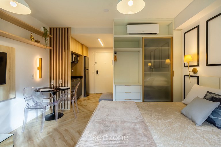 Studio de Luxo e Sofisticado c/ Garagem LBO203