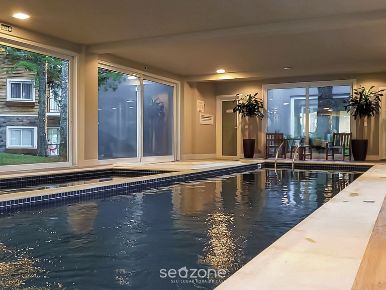 Belo apto com churrasqueira em Gramado CAP0302