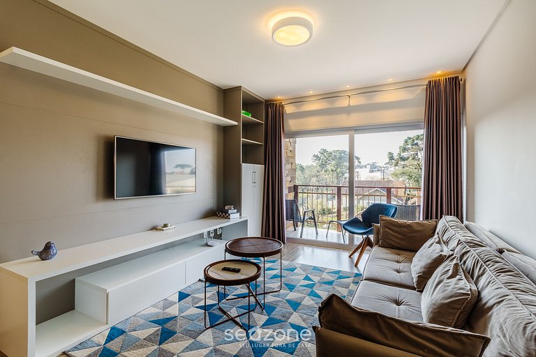 Hermoso apto con barbacoa en Gramado CAP0302