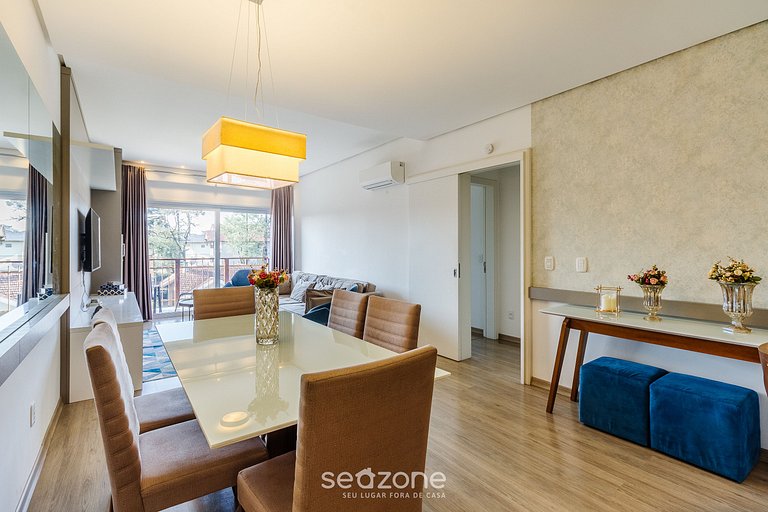 Belo apto com churrasqueira em Gramado CAP0302