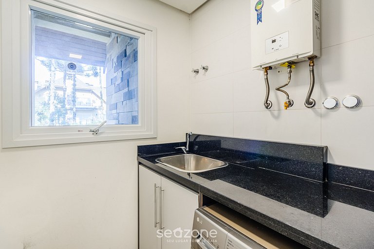 Belo apto com churrasqueira em Gramado CAP0302