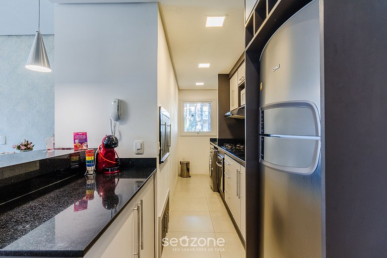 Belo apto com churrasqueira em Gramado CAP0302