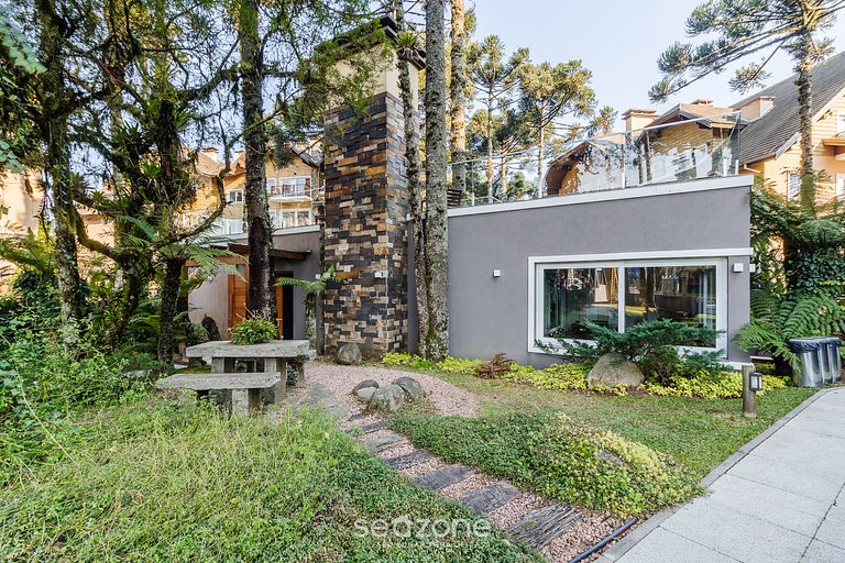 Hermoso apto con barbacoa en Gramado CAP0302