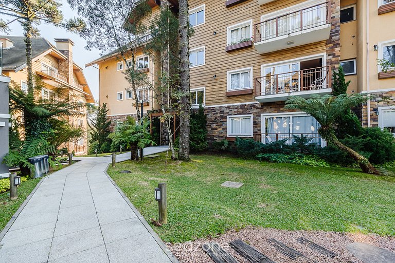 Hermoso apto con barbacoa en Gramado CAP0302