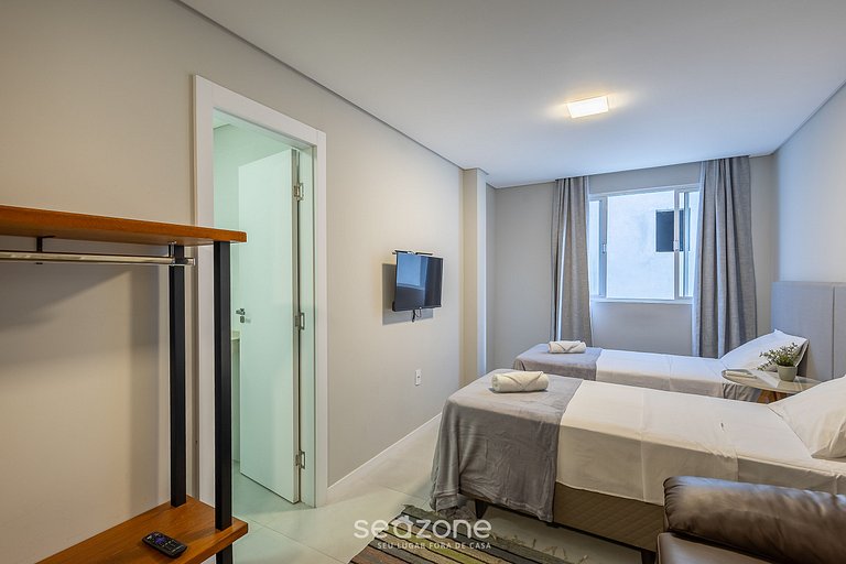 Apto c/ self checkin a 600m da praia em BC DPR0006