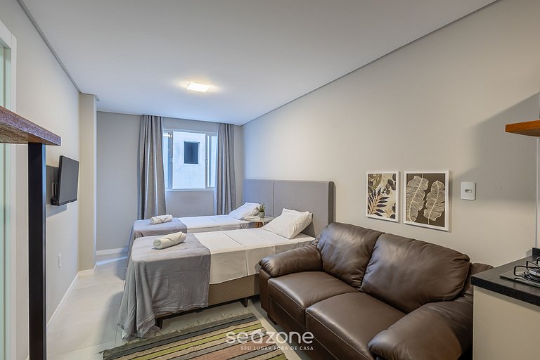 Apto c/ self checkin a 600m da praia em BC DPR0006