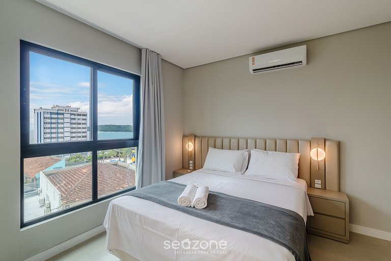 Apto vista mar cond. c/ churrasq. RTS0503