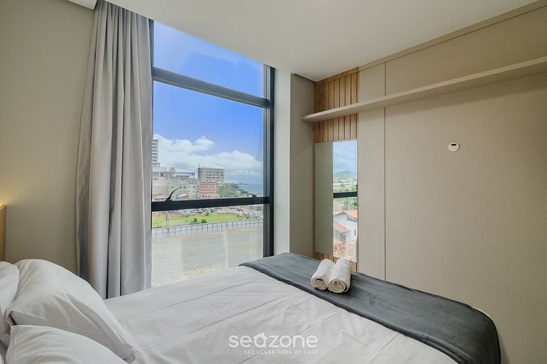 Apto vista al mar c/ parrilla RTS0503