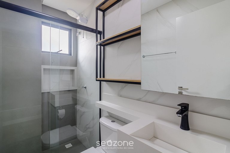 Apto vista al mar c/ parrilla RTS0503