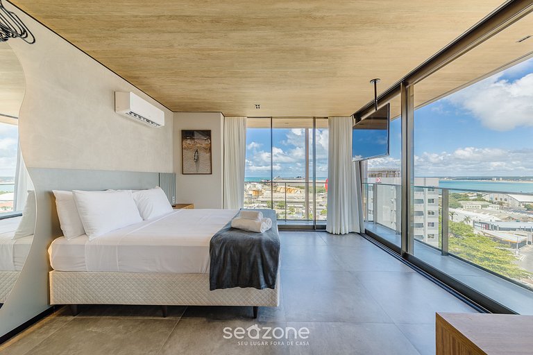 Hermoso Estudio con Vista Lateral al Mar - NWT1324