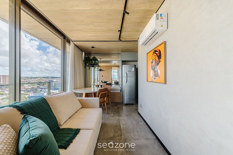 Hermoso Estudio con Vista Lateral al Mar - NWT1324