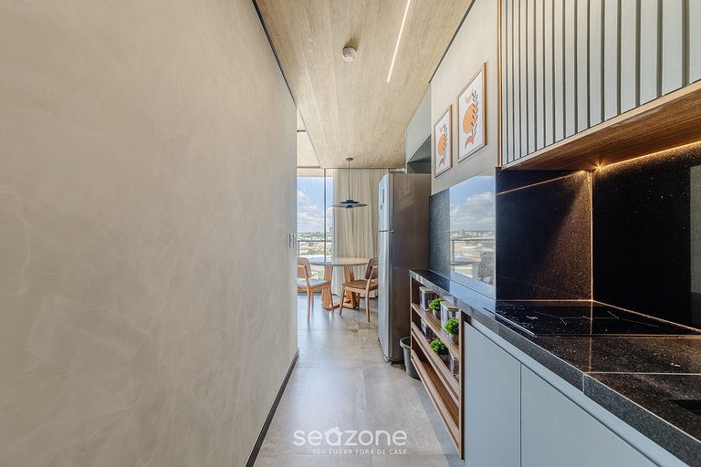 Hermoso Estudio con Vista Lateral al Mar - NWT1324