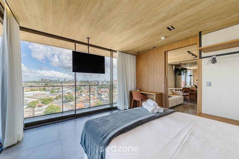 Hermoso Estudio con Vista Lateral al Mar - NWT1324