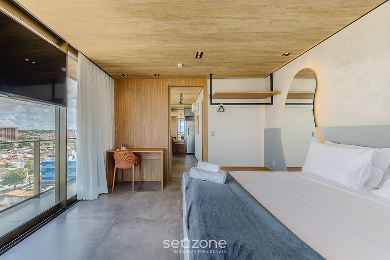 Hermoso Estudio con Vista Lateral al Mar - NWT1324